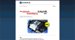Desktop Screenshot of epc.beetle24.de