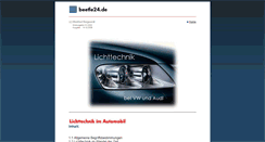 Desktop Screenshot of licht.beetle24.de